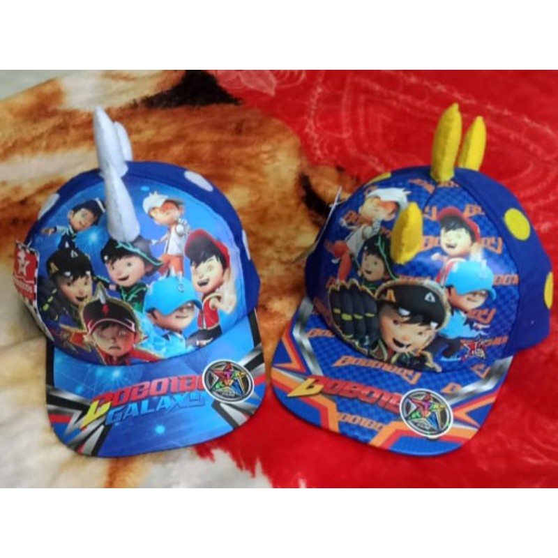 Topi BoboiBoy Anak Topi Tanduk Topi Anak BoboiBoy