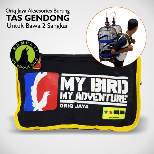 TAS PUNGGUNG UNTUK BAWA DUA SANGKAR ORIQ JAYA