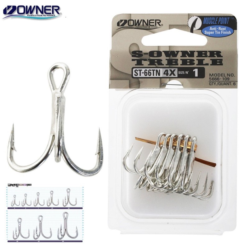 Treble hook Owner 4x Strong