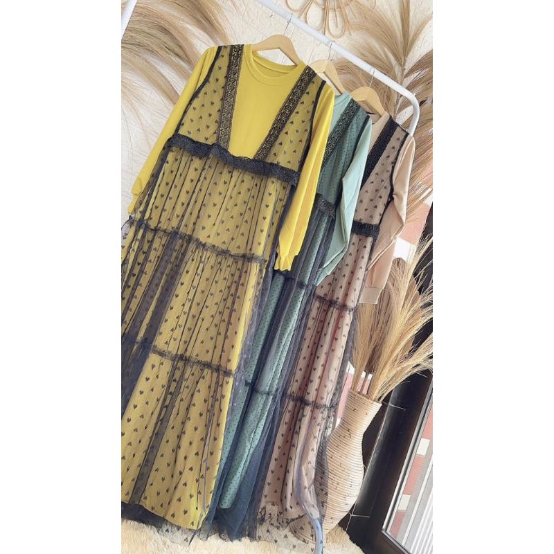 GAMIS BAHAN KAOS IMPORT RUBI