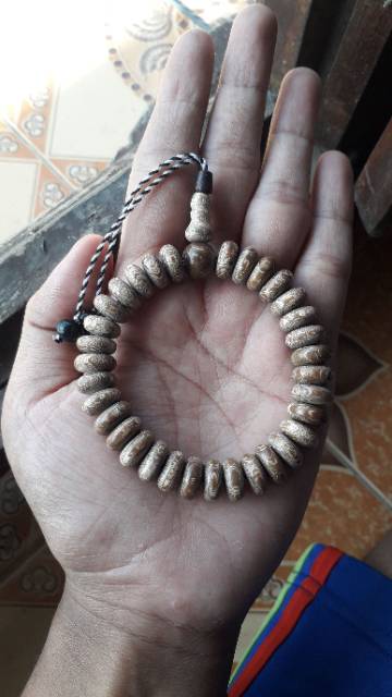 GELANG TASBIH AKAR BAHAR PUTIH