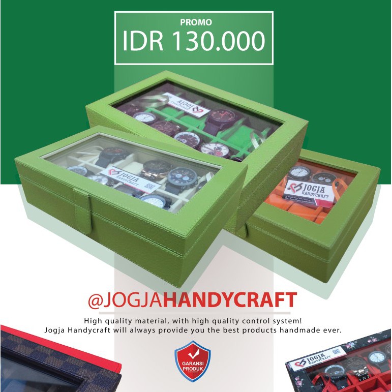 Kotak Tempat Jam Tangan Isi 12