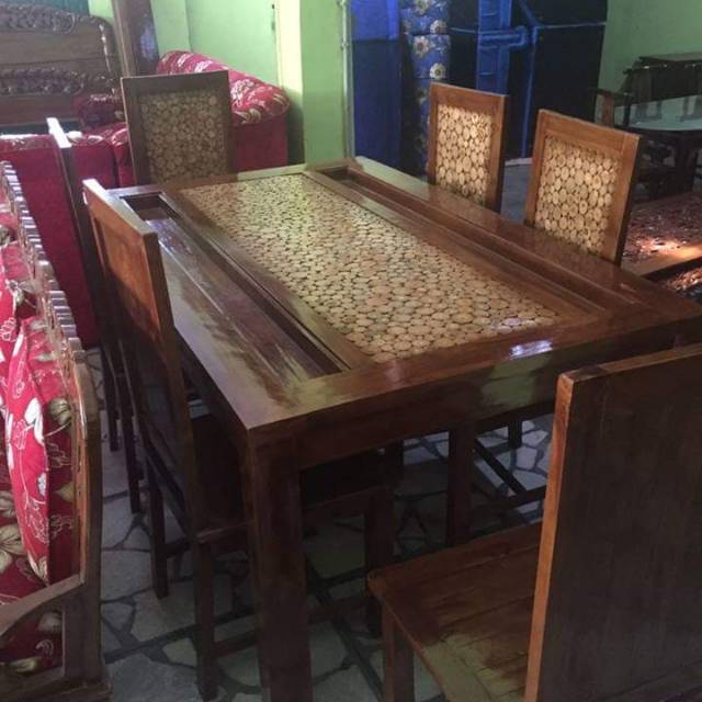 meja makan koin minimalis.mebel jepara,furniture