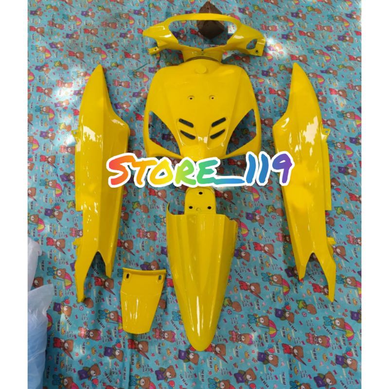 BODY HALUS FULL SET MIO SPORTY KUNING POLOS