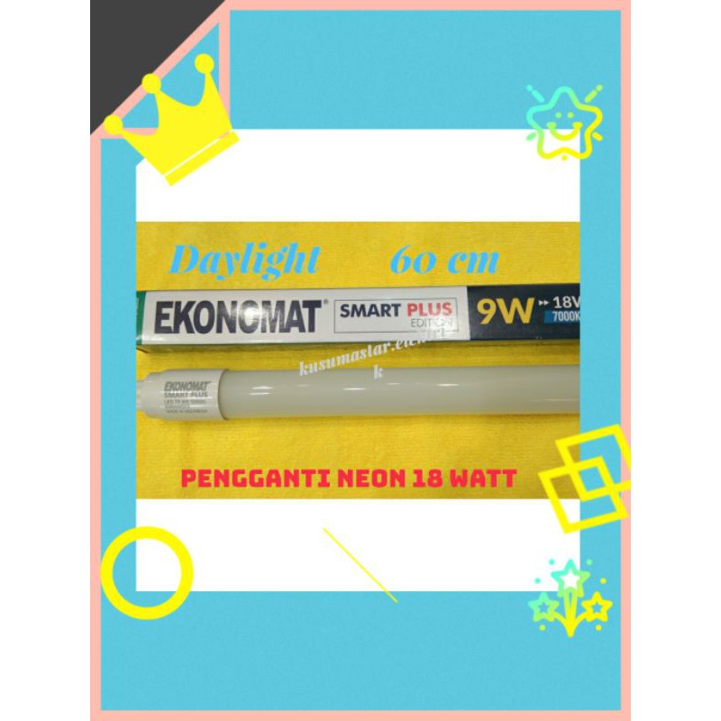 Lampu led 9 watt.putih.Lampu led 9 watt.ekonomat.daylight.