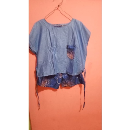 Daster Set.Gemes celana pendek