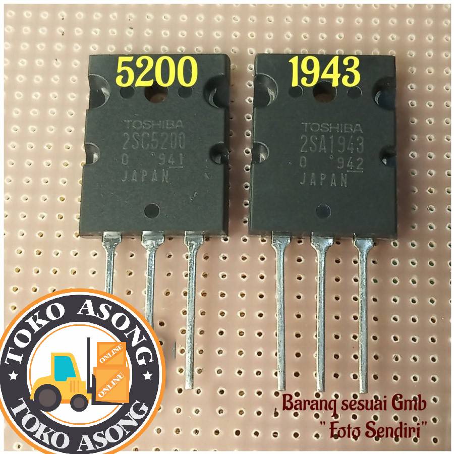 transistor npn 2sc5200 2sa1943 Toshiba 2sc 5200 2sa 1943 npn1 transistor