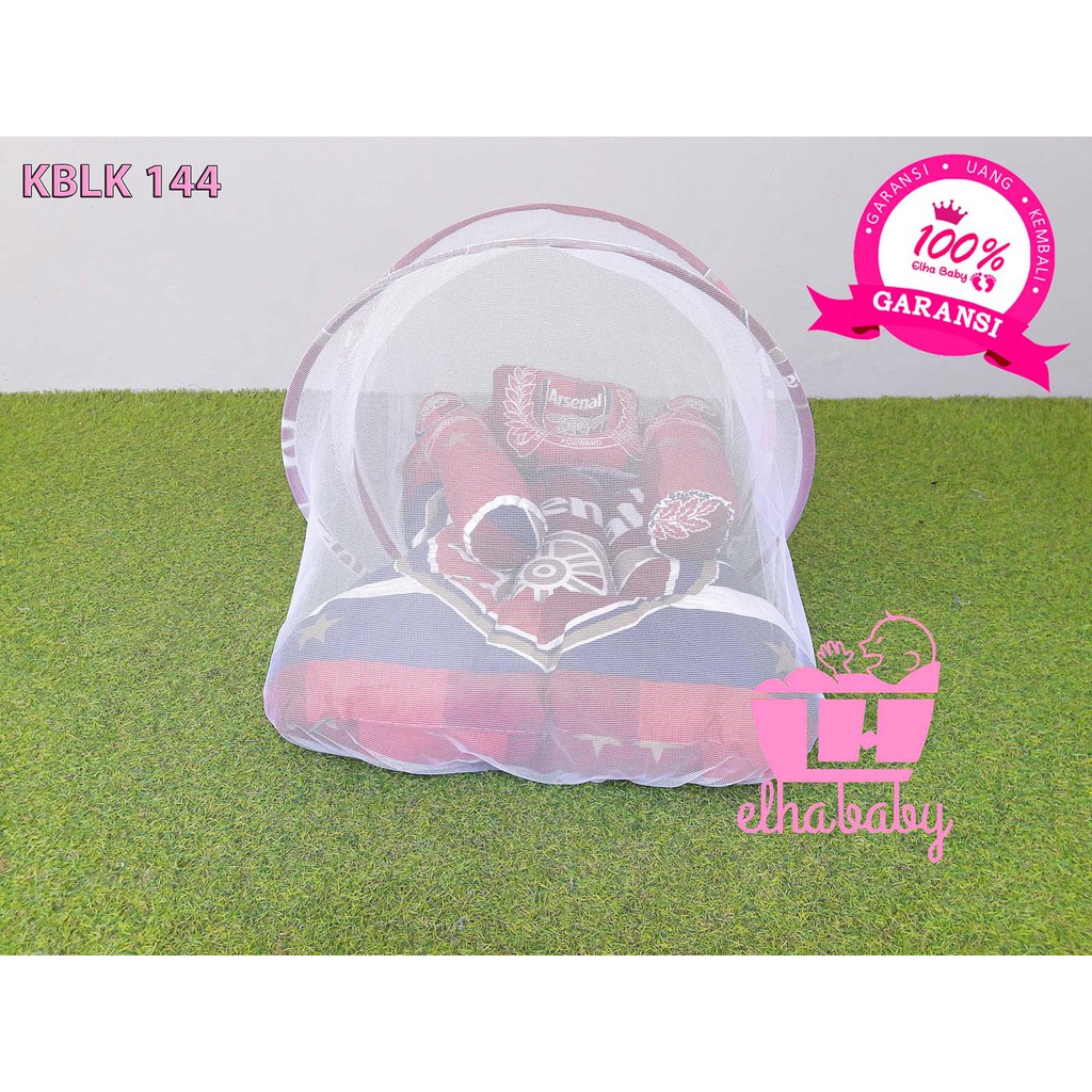 PROMO....1 Set Kasur Bayi Lengkap Kelambu Lipat Motif | Kado Unik Ibu Untuk Anak | Free Tas Lucu 144