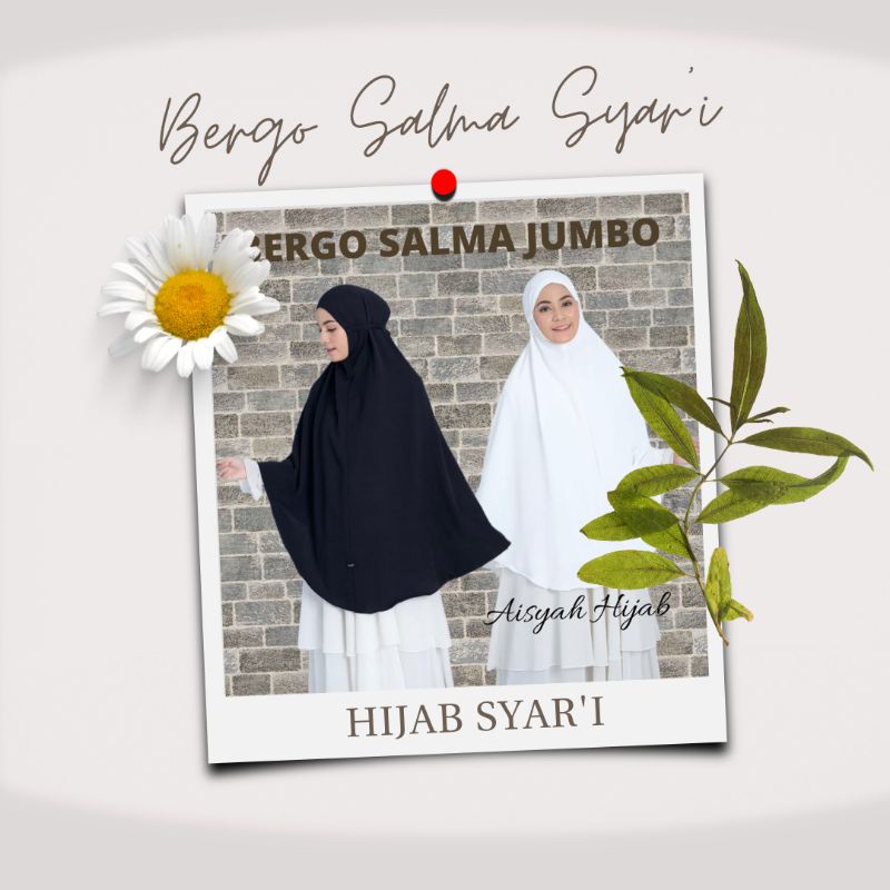 Hijab Bergo Crinkle Jumbo