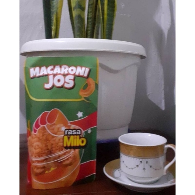 

Macaroni Jos Rasa Milo | Makanan Ringan | Cemilan | Snack | Macaroni