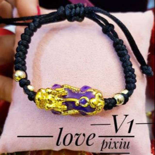 Xuping gelang tangan pixiu lapis emas 24k
