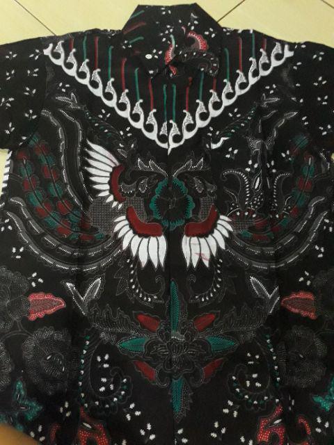 Bswart Batik Hrb026 Kenongo Hem Pendek Padi Pekalongan M L Xl Xxl 3l 4lbatik Pria Murah Moderngrosir