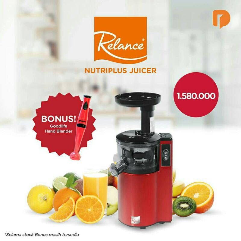 Alat Jus Terbaik..Relance Nutriplus Juicer