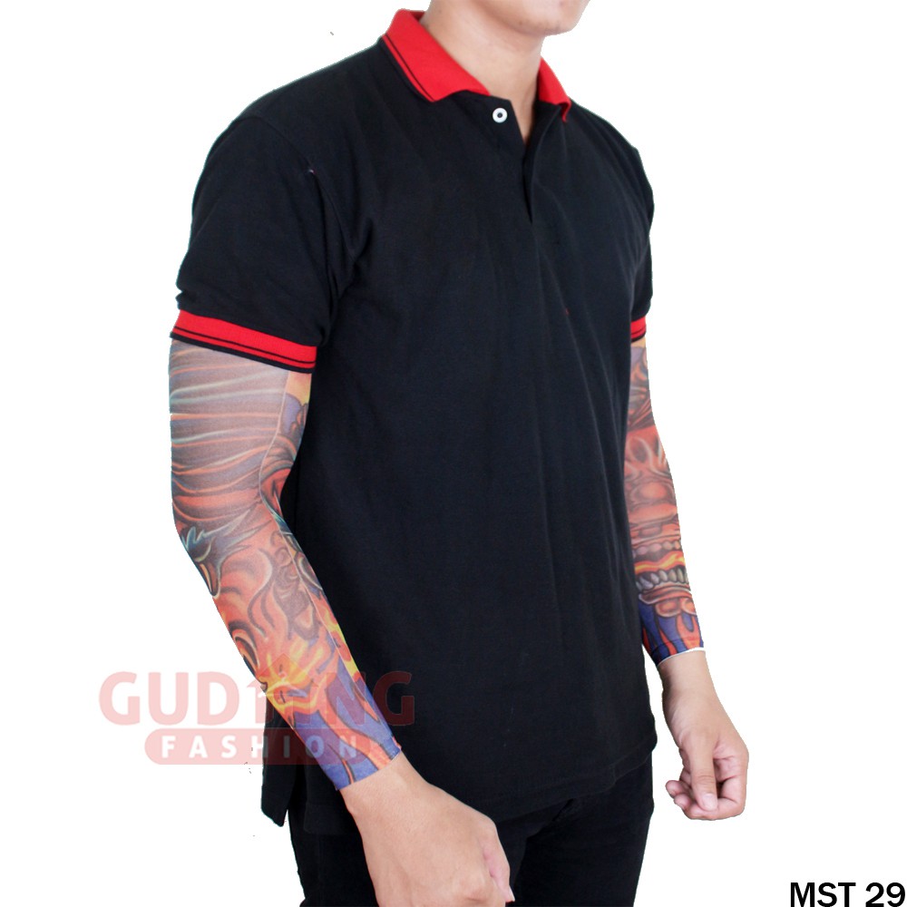 Manset Pria Lengan Panjang Motif Tattoo - MST 29