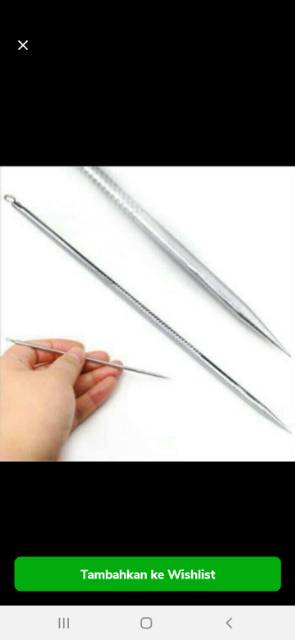 ALAT PENCET JERAWAT UJUNG LANCIP / ACNE TOOL STAINLESS TERMURAH