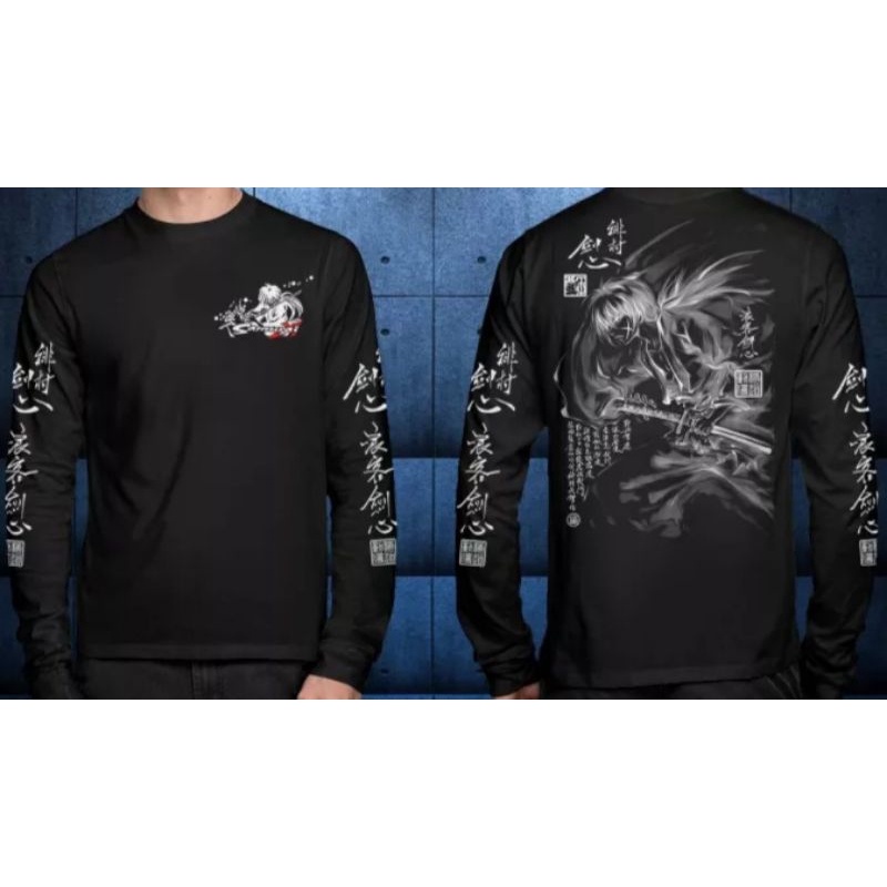 KAOS SAMURAI X - KAOS DISTRO TERBARU - KAOS DISTRO LENGAN PANJANG - BAJU DISTRO PRIA - KAOS DISTRO S