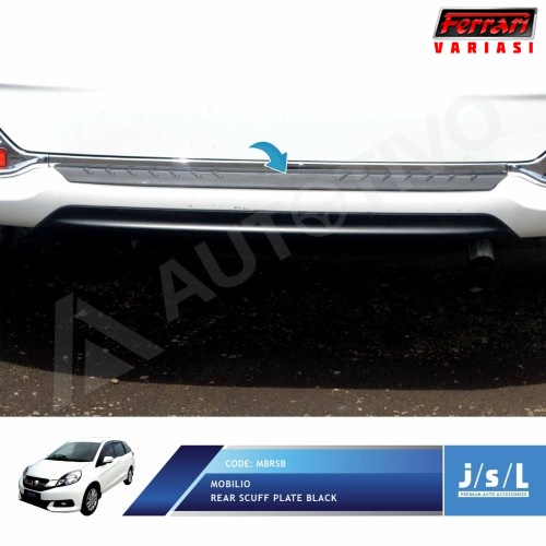 Sill plate belakang mobil honda mobilio Ferrari Variasi
