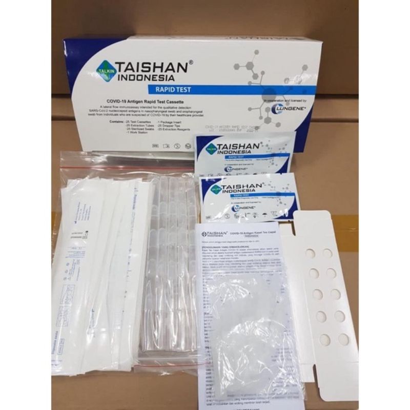 swap rapid antigen taishan isi 25 original langsung dari pabrik