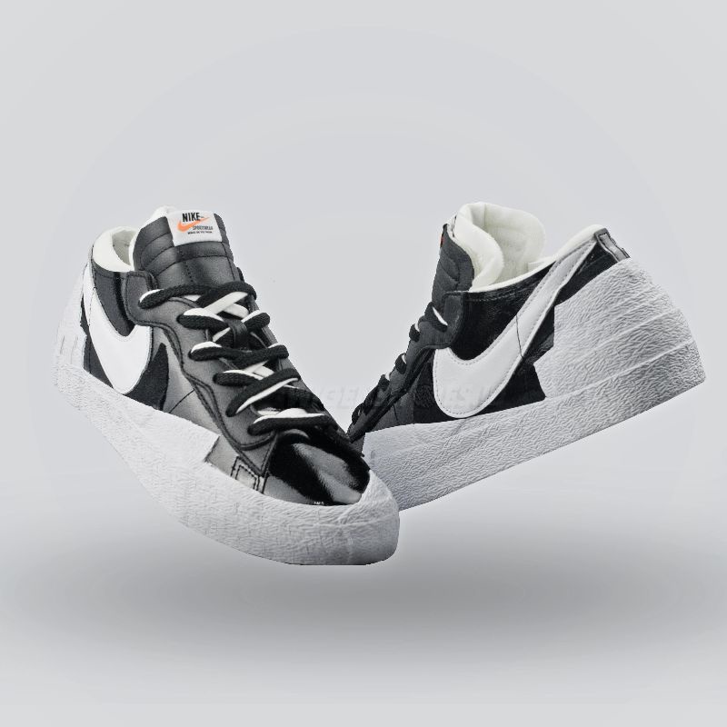 Nike Blazer Low x Sacai Black Patent