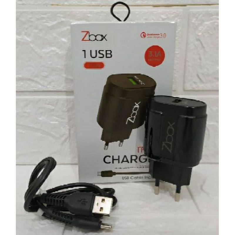 Charger Zbox Z330 3.1A Qualcomm Fast Charger