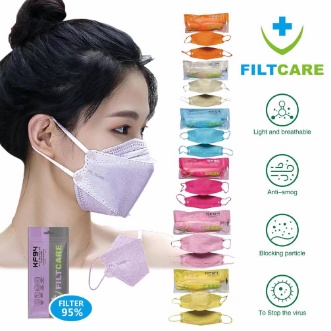 MASKER KF 94 NON MEDIS WARNA WARNI 4PLY TERBARU MASKER KF 94 KOREA (ISI 10PCS) KF94 FILTCARE/ KF94 MOUSON / KF94 WE MASK / KF94 CAREION BISA COD IMF