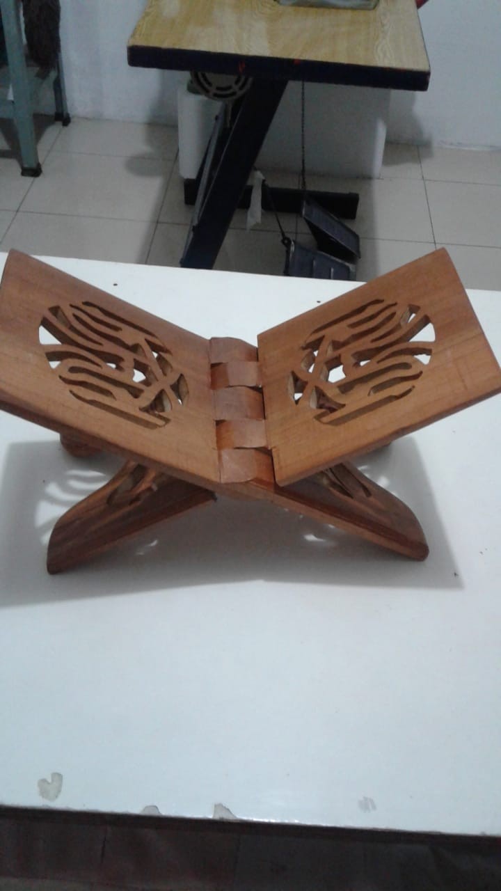 Grosir Rekal Rehal Meja Lipat Tatakan Ngaji Alquran Kayu Jati Ukir