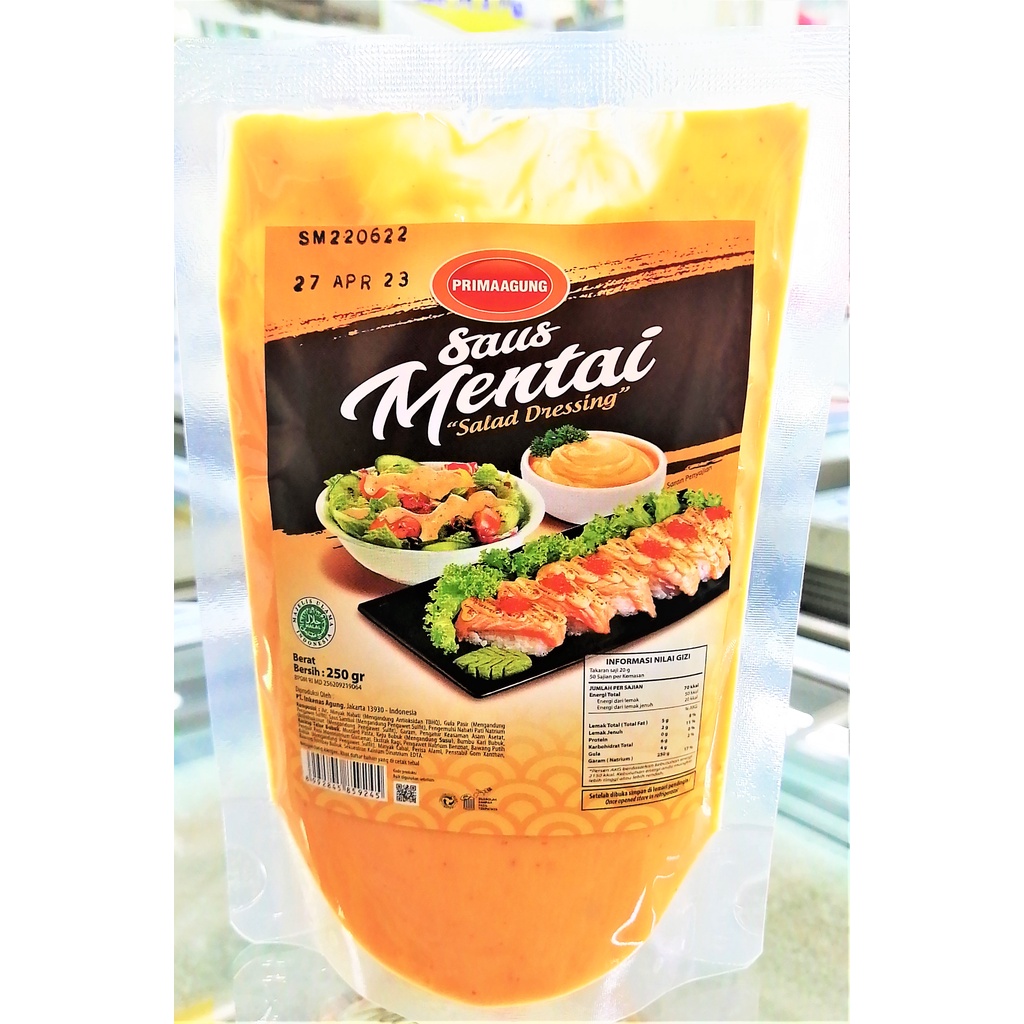 

Prima Agung Saus Mentai 250gr