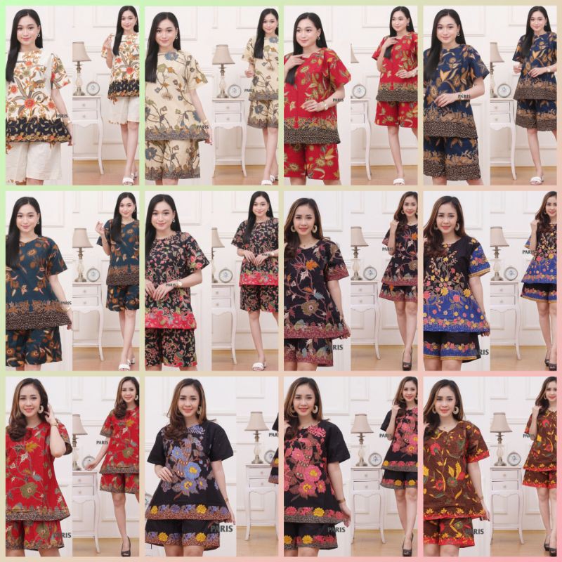 setelan celana pendek unggul jaya new series/ baju tidur unggul jaya/piyama tidur