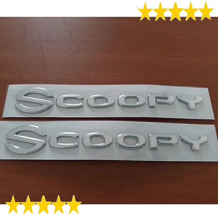 EMBLEM LOGO TIMBUL HONDA ALL NEW SCOOPY DONAT R12 2018 2019