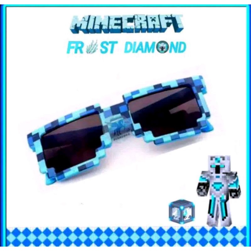 kacamata Minecraft - kacamata frost Diamond