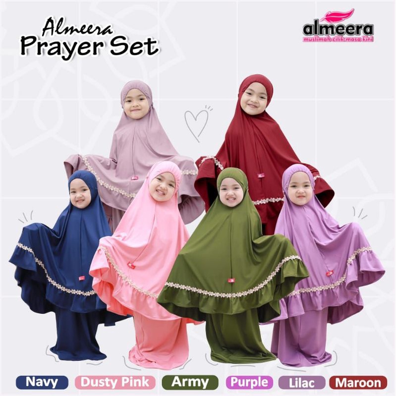 Afsheenastore Mukena Almeera Prayer Set