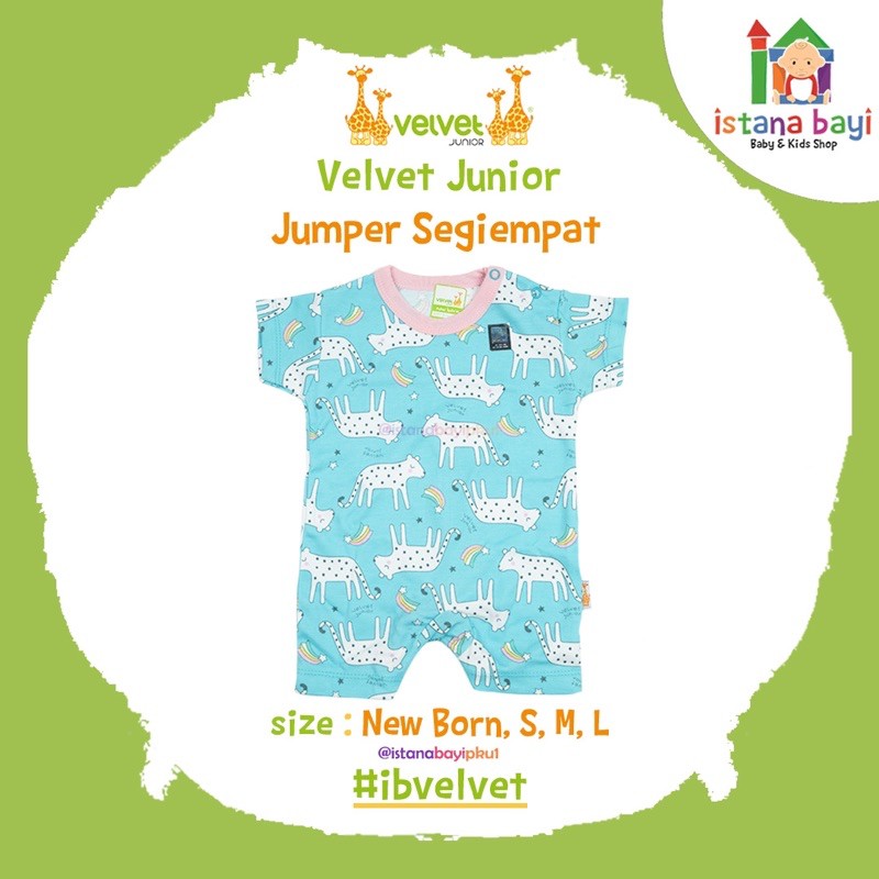 VELVET JUNIOR ACTIVEWEAR BODYSUIT ROMPER SEGIEMPAT SERIES - ROMPER BAYI