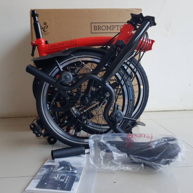 brompton red rocket