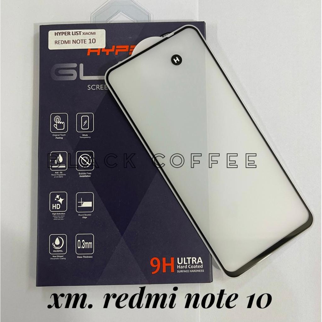 HYPER LIST Tempered glass FULL XIAOMI Redmi note 10 2021