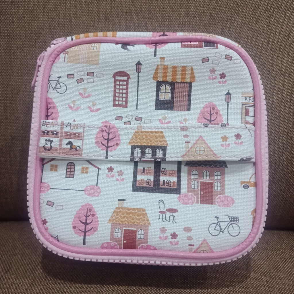 POUCH 15 OIL PINK HOUSE