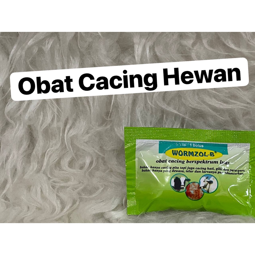 WORMZOL-B ISI 1 BOLUS (OBAT CACING HEWAN) Obat Cacing Sapi