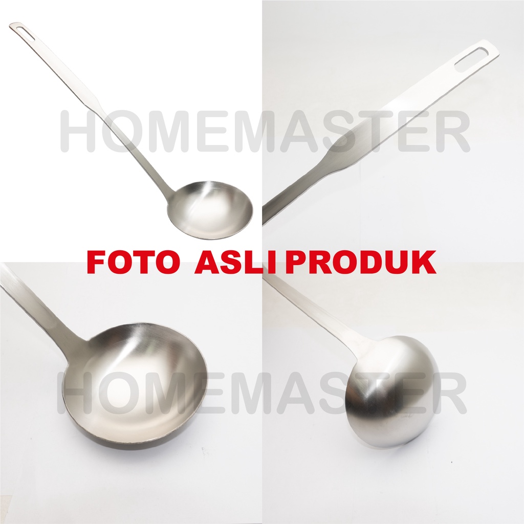 HomeMaster Centong Kuah/Sop/Soup Ladle Alat Masak ala Zwilling Stainless - CHZ201-2