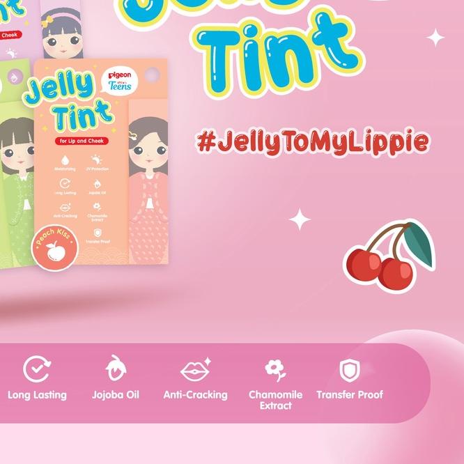 ◌ PIGEON TEENS Jelly Tint Naomi - Cherry Kiss ☁