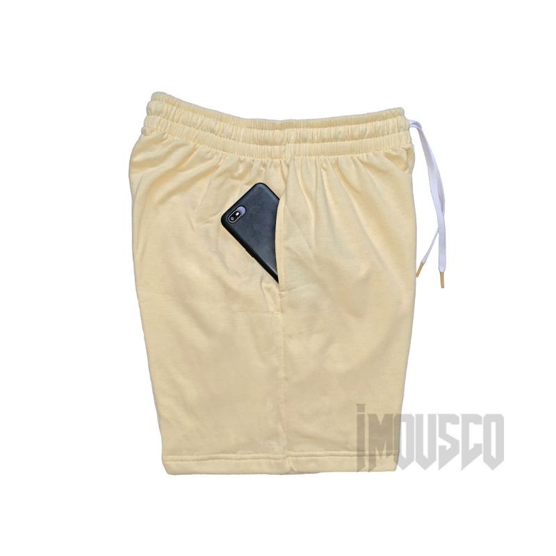 Imous.co Celana pendek boarshort short pants cream