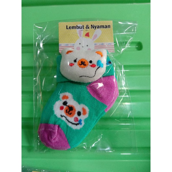 KAOS KAKI BAYI BONEKA SAMPING ISI 1 PASANG