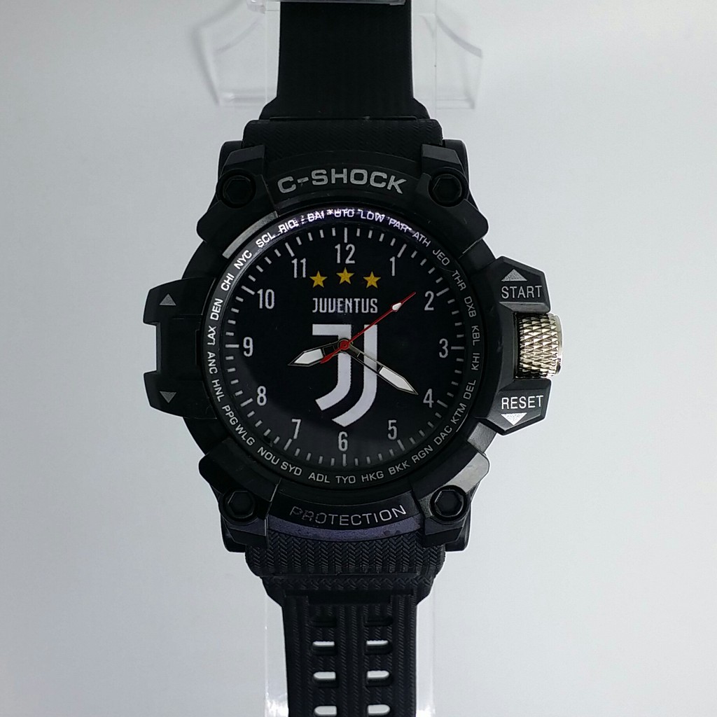 Jam Tangan Juventus Logo New Outdoor Anti Air Full Black