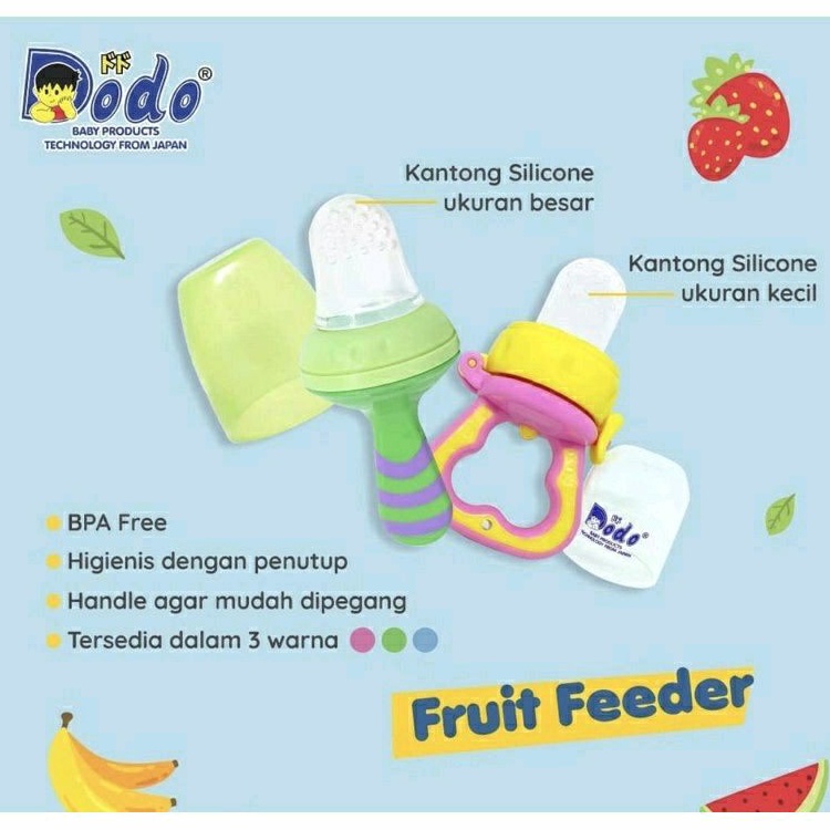 Empeng Buah BPA Free / Silicone Food Feeder/ Baby Fruit Pacifier / EMPENG BUAH BAYI DODO