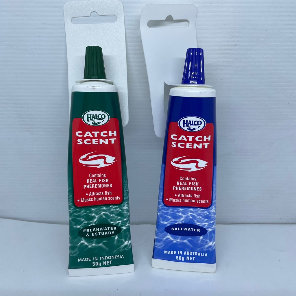 Halco Catch Scent Fresh Water and Estuary 50g || Umpan Pancing Halco catch scant Fresh Water (Hijau)