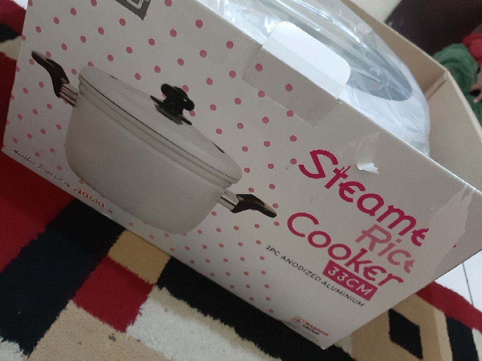 Panci Kukus - Steamer Rice Cooker Maspion 33 Cm (panca Guna)-khusus Gojek