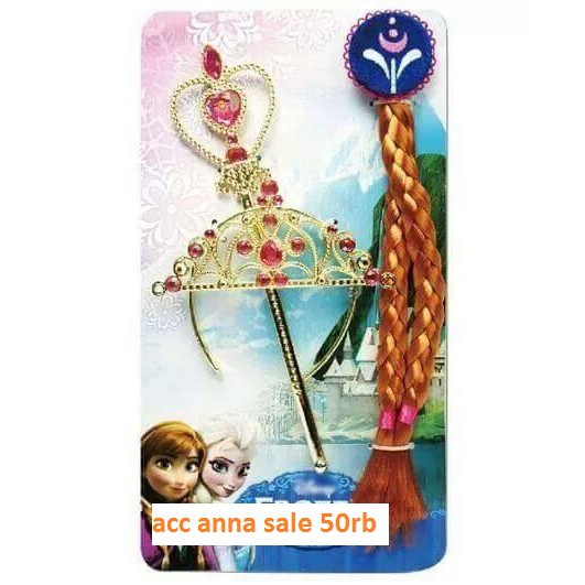Aksesoris Anak Mainan Anak Rambut Anna Frozen Aksesoris Frozen Jepitrambut