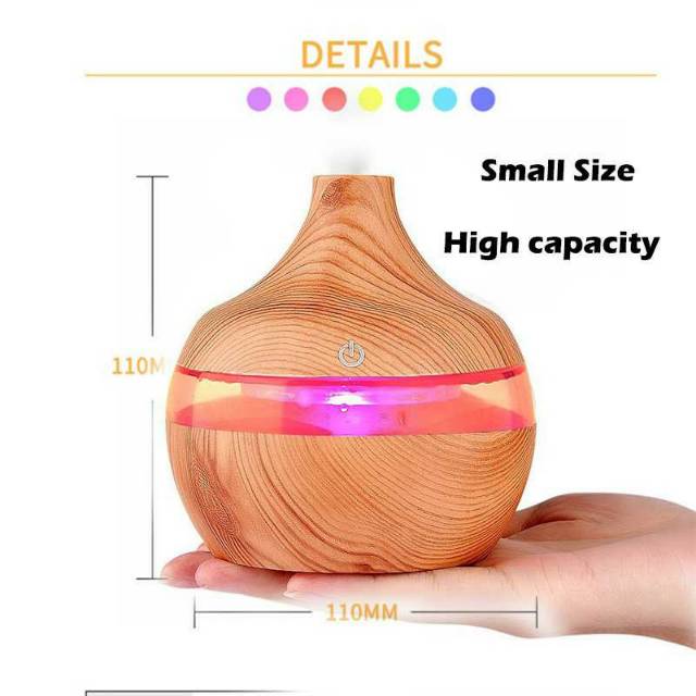 Aroma Therapy Pengharum Ruangan Difuser Ultrasonic Humidifier Aroma Essential Oil 300 Ml