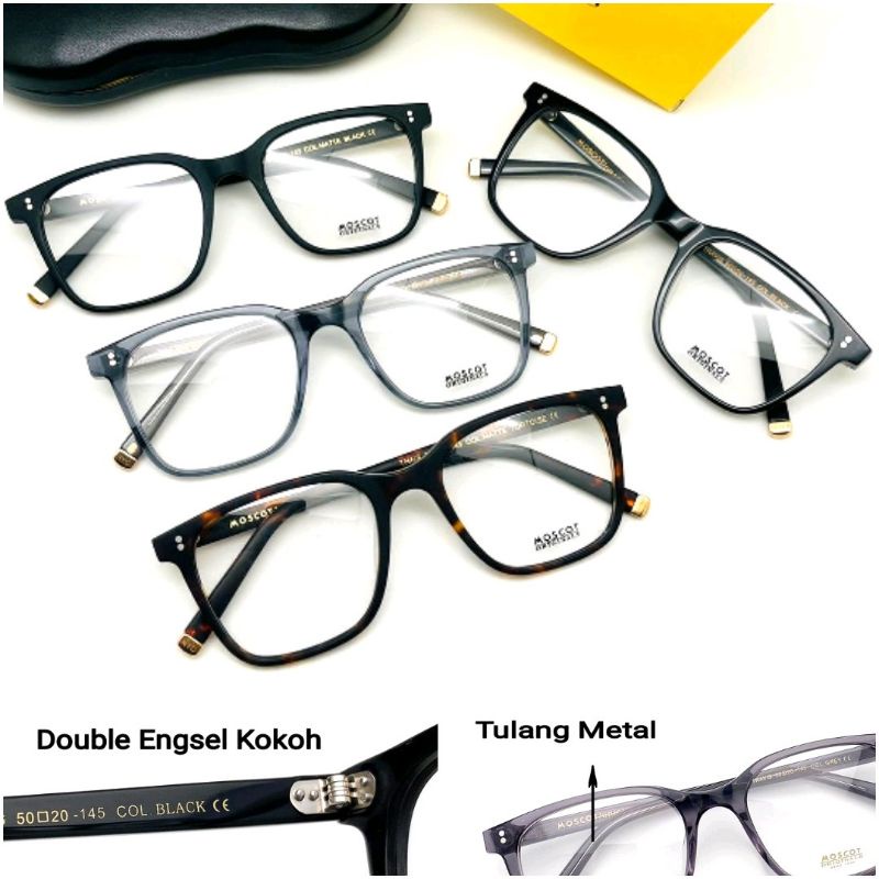 Frame Kacamata Minus Moscot TRAVIS Photocromic Bluecromic
