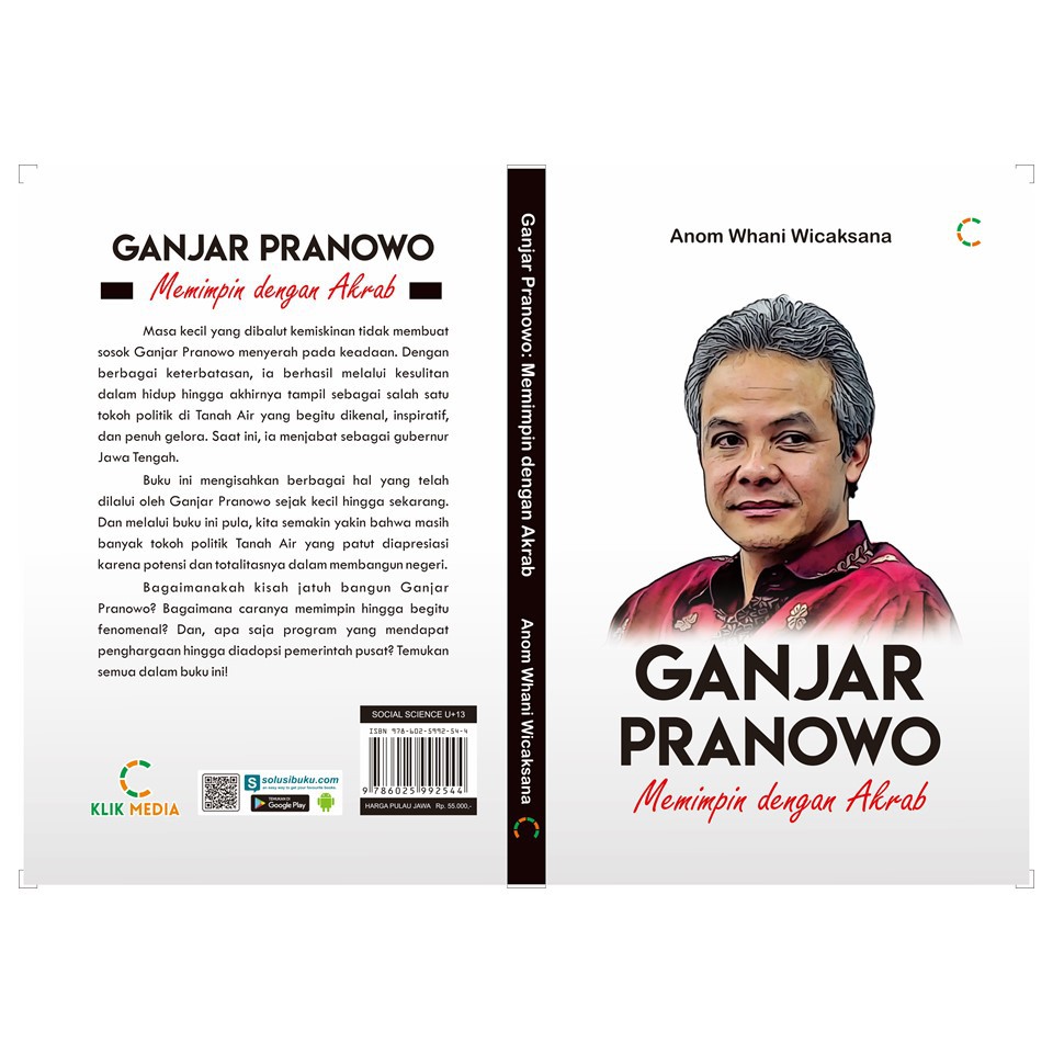 BUKU Tokoh - Ganjar Pranowo; Memimpin dengan Akrab - Original-1
