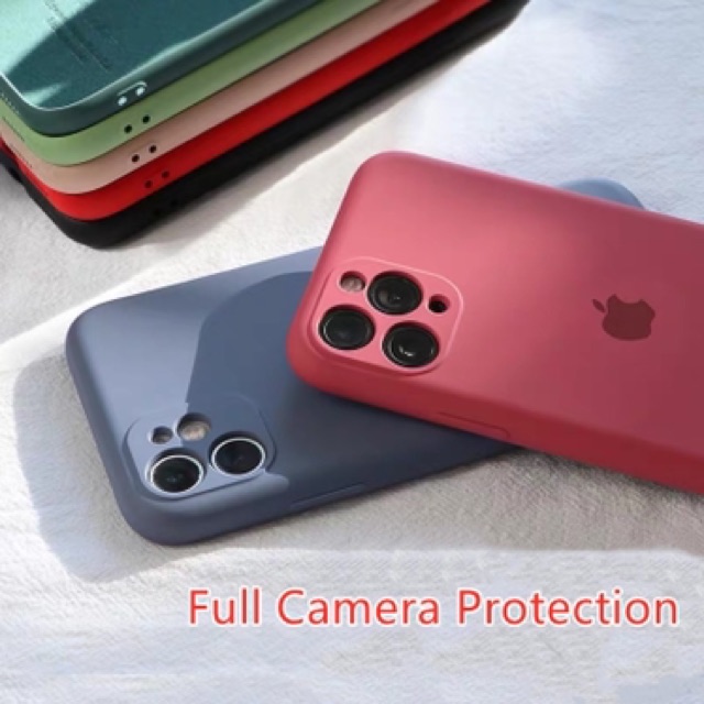 For iPhone12 13 Pro Max Mini Liquid Silicone Soft Case Full Camera Protection cover casing for iPhone12 iPhone13