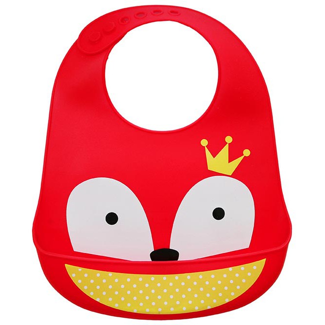 Baby Safe BIB04 Silicone Bib / Celemek Makan Silikon Bayi (Tersedia varian warna)